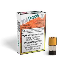 Ziip Pod Pack - Raspberry Peach Lemon 3/PK (Special Nic Blend)[Ontario Stamp]